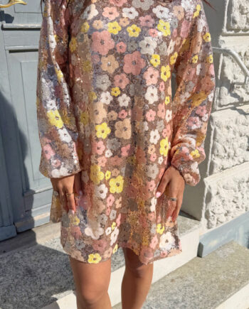 Say Ina Copenhagen Kjole Ava Sequin Summer Sequin Flowers