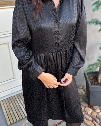 Say Ina Copenhagen Kjole Byron Black Leopard