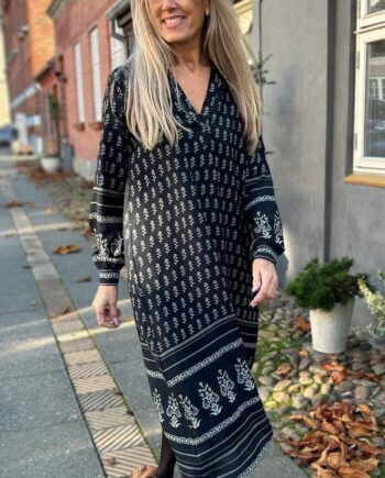 Say Ina Copenhagen Kjole Camma Black    Print