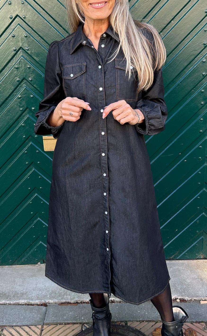 Say Ina Copenhagen Kjole Detia Black Denim