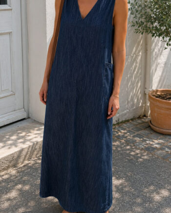 Say Ina Copenhagen Kjole Ella Spencer Denim Blue