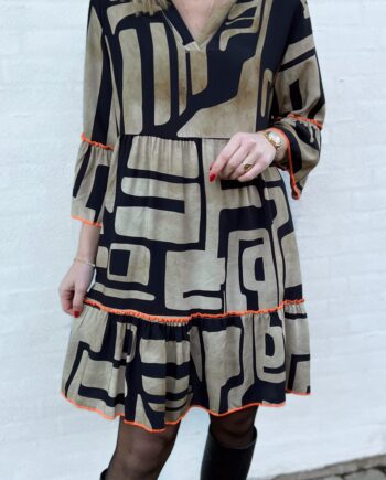 Say Ina Copenhagen Kjole Fenja Black   Brown