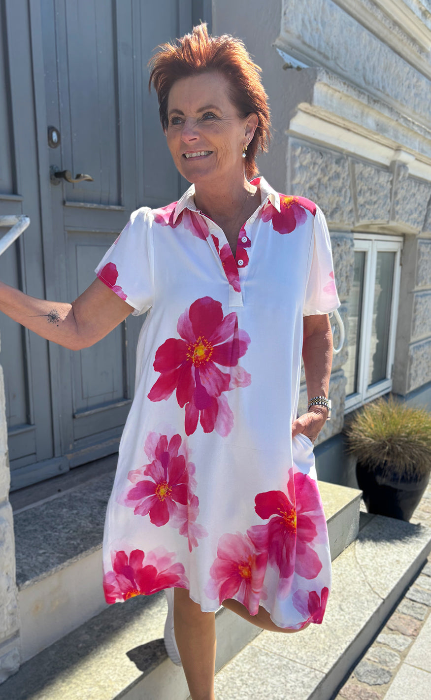 Say Ina Copenhagen Kjole Katie Summer Pink Flower