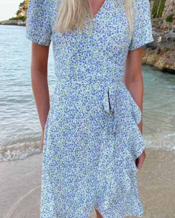 Say Ina Copenhagen Kjole Nora Blue Flower
