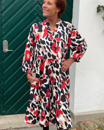 Say Ina Copenhagen Kjole Olinda Leopard Roses