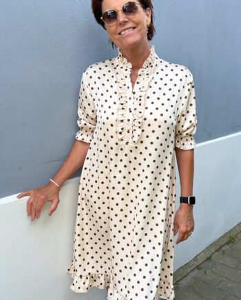 Say Ina Copenhagen Kjole Philine Beige Dots