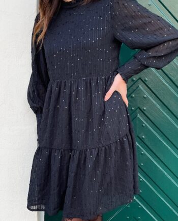 Say Ina Copenhagen Kjole Stina Black Sequin
