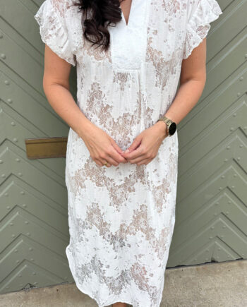 Say Ina Copenhagen Kjole Winnie White Lace
