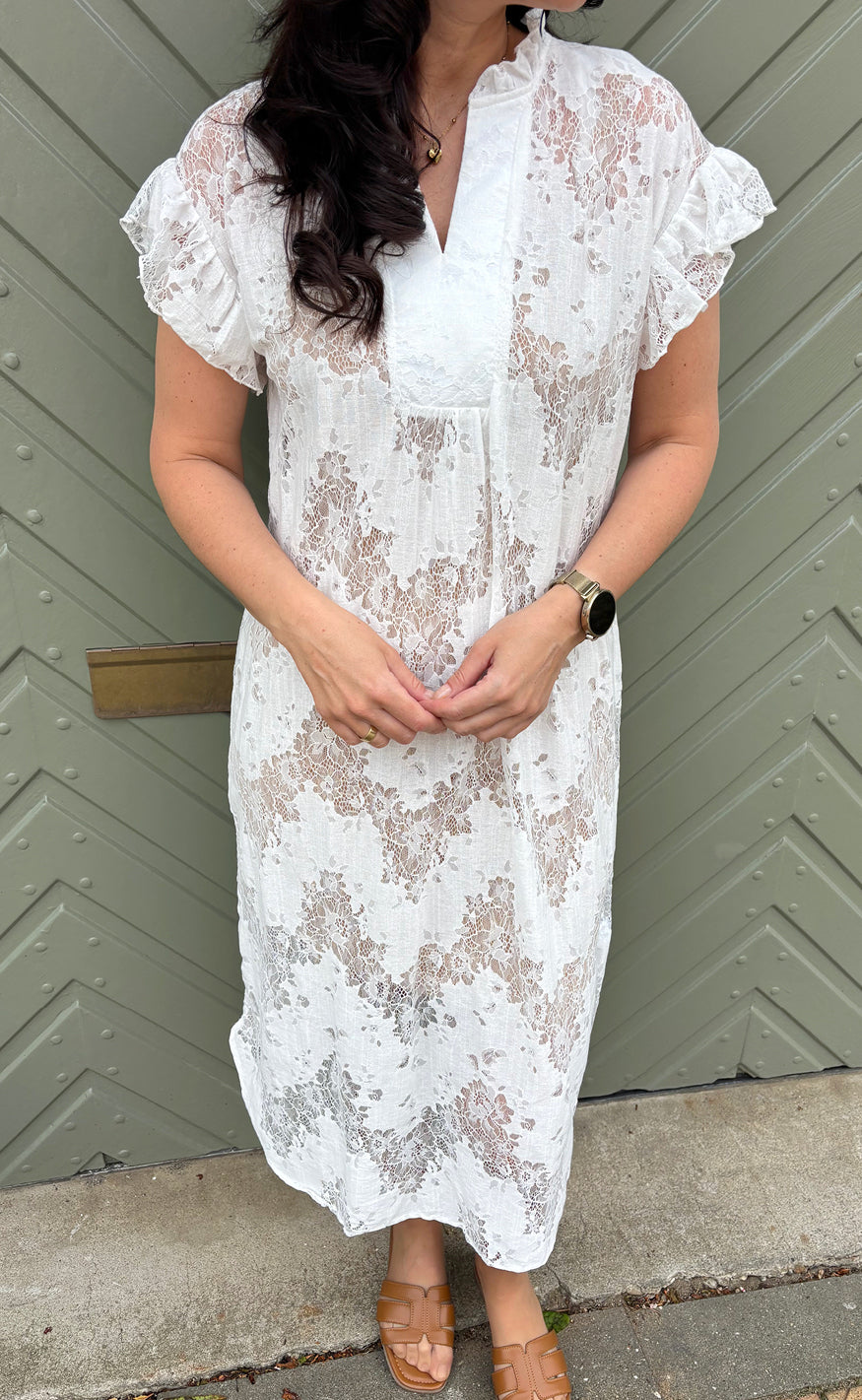 Say Ina Copenhagen Kjole Winnie White Lace