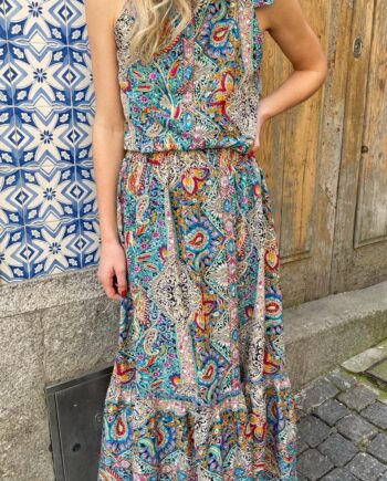 Say Ina Copenhagen Nederdel Hanna Mixed Paisley