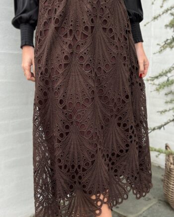 Say Ina Copenhagen Nederdel Taylor Chocolate Brown