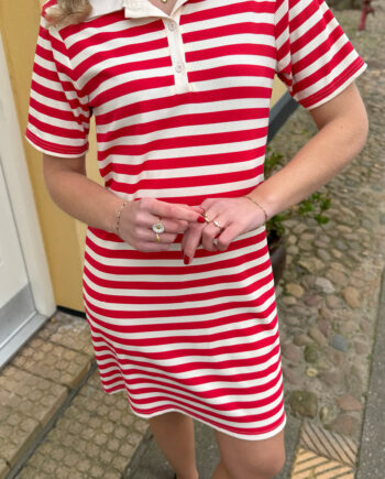 Say Ina Copenhagen Polo Kjole Pamela Red Striped