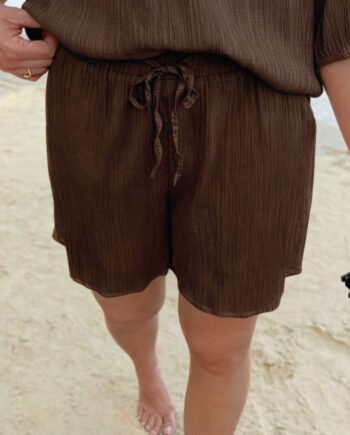 Say Ina Copenhagen Shorts Ida Dark Brown