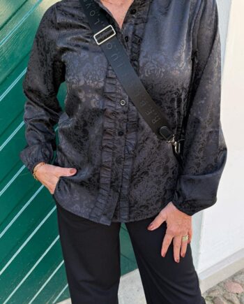 Say Ina Copenhagen Skjorte Florina Black Flower