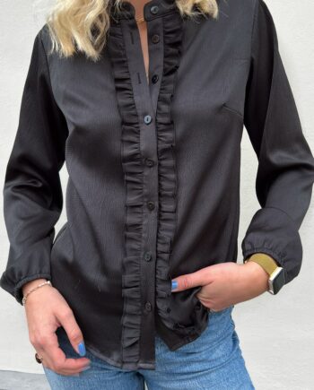 Say Ina Copenhagen Skjorte Florina Shiny Black