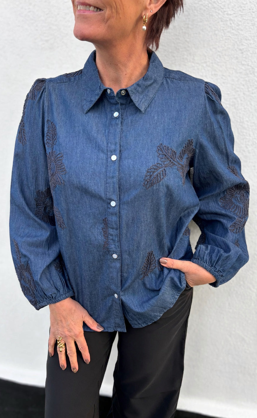 Say Ina Copenhagen Skjorte Jessi Denim Blue