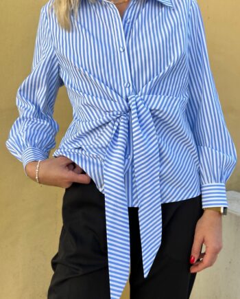 Say Ina Copenhagen Skjorte Luna Blue White Stripe