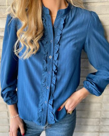 Say Ina Copenhagen Skjorte Luxi Navy