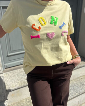 Say Ina Copenhagen  -shirt Iconic Light Yellow