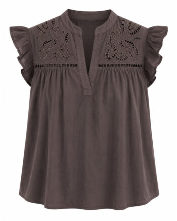 Say Ina Copenhagen Top Alma Dark Brown