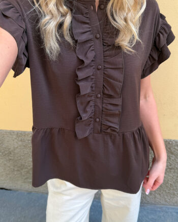 Say Ina Copenhagen Top Freya Dark Brown