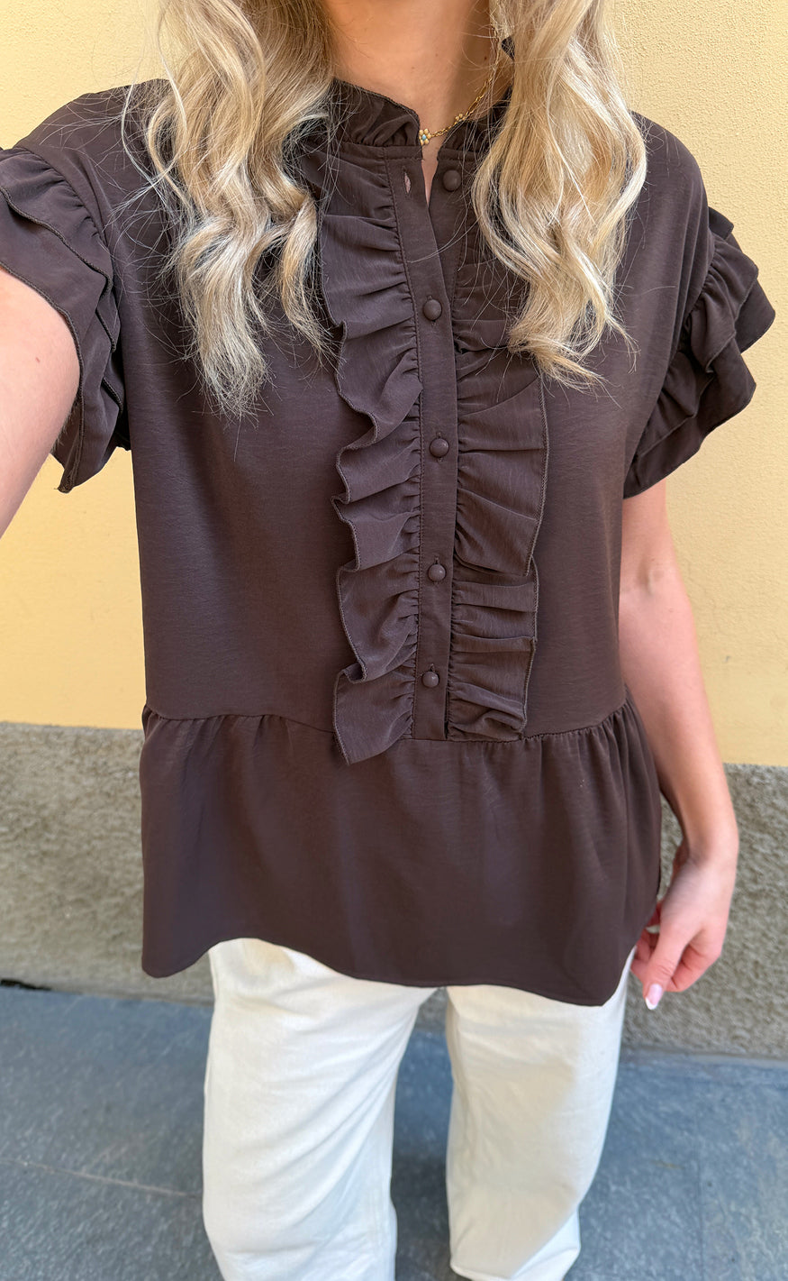 Say Ina Copenhagen Top Freya Dark Brown