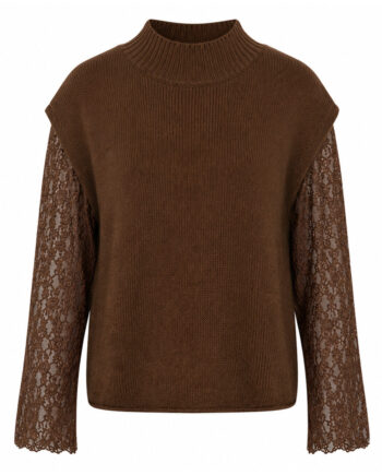 Say Ina Copenhagen Vest   Bluse Marika Brown