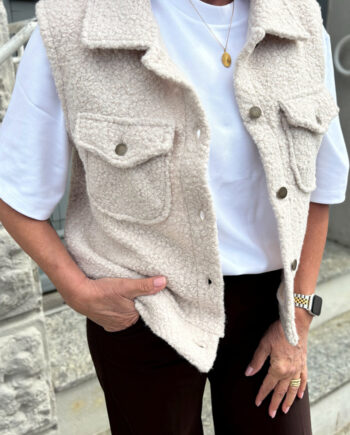 Say Ina Copenhagen Vest Fie Beige