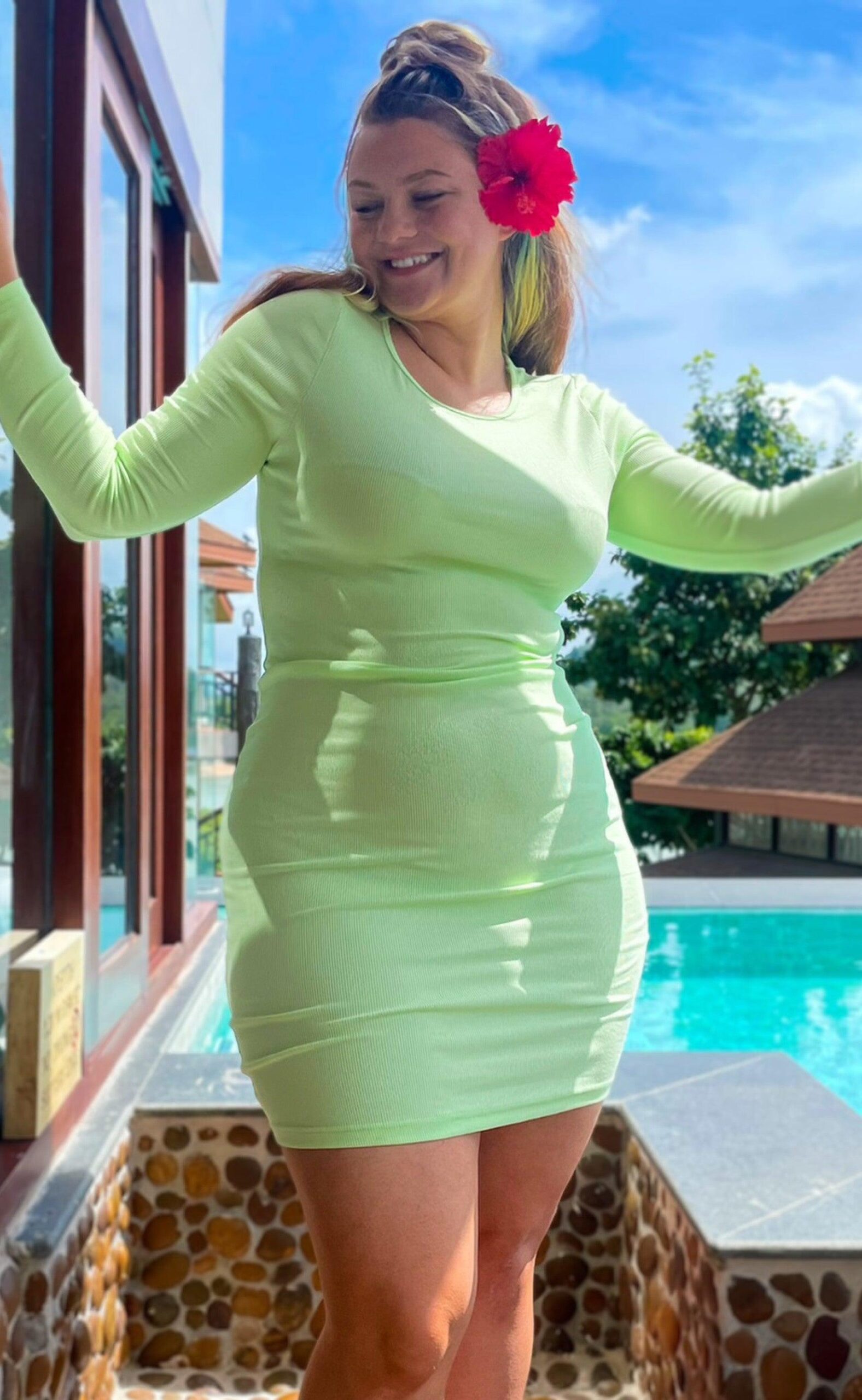 Sejer Inklusiv Kjole Allinge Pastel Green