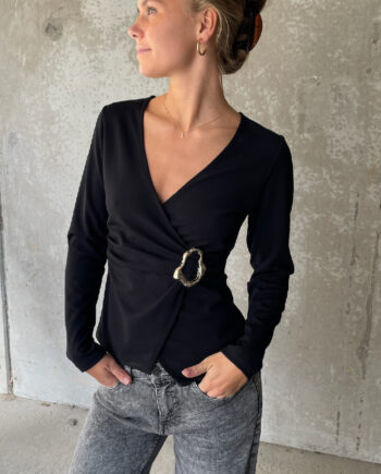 Sisters Point Bluse Kevela-top Black