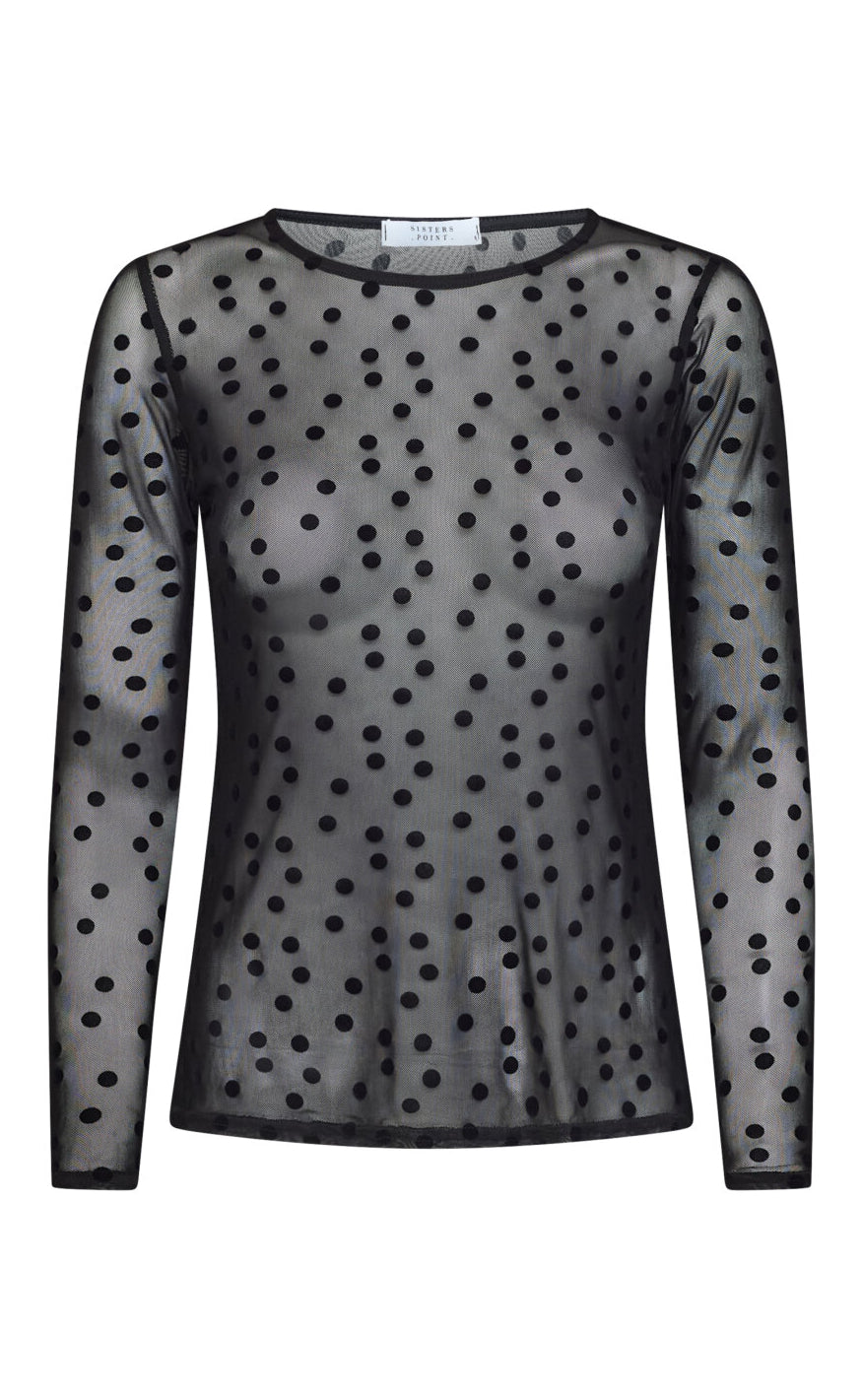 Sisters Point Bluse New Gani-23 Black Dot