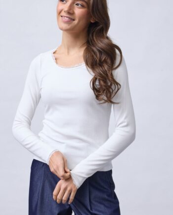 Sisters Point Bluse Vacco Off White