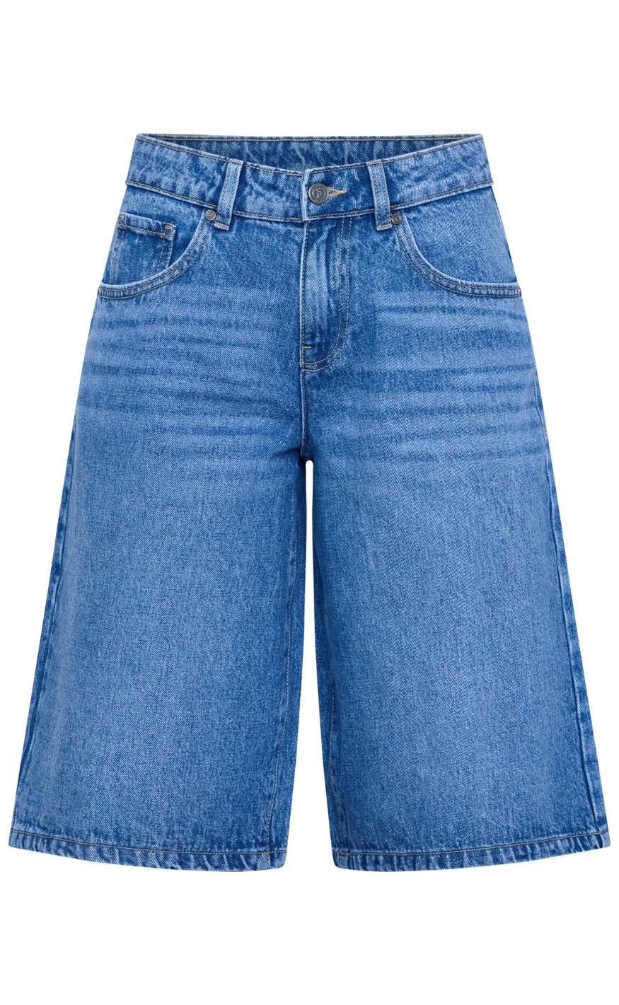 Sisters Point Shorts Ofira-sho Mid Blue Denim