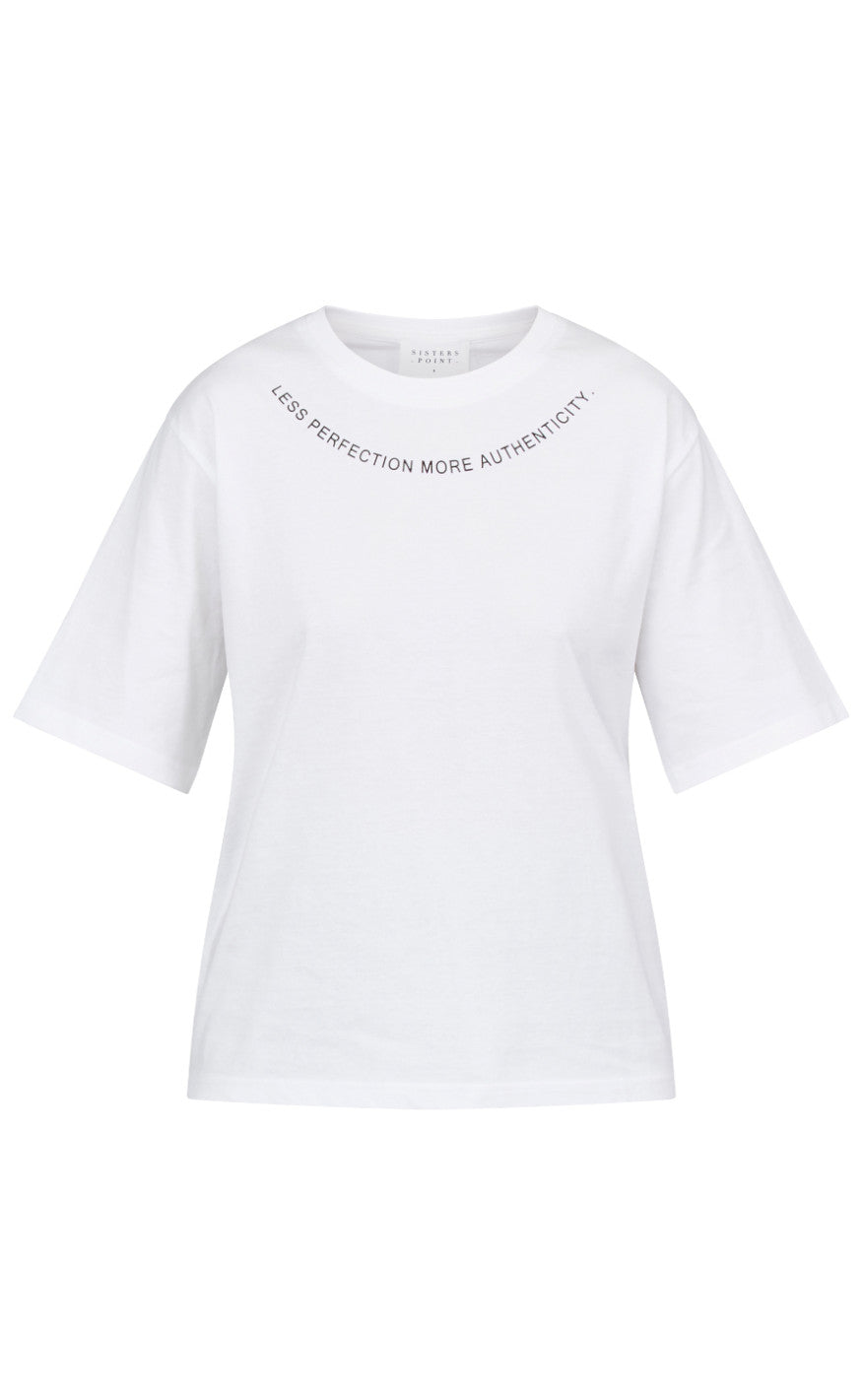 Sisters Point -shirt Heda Loose- Ss8 White Black