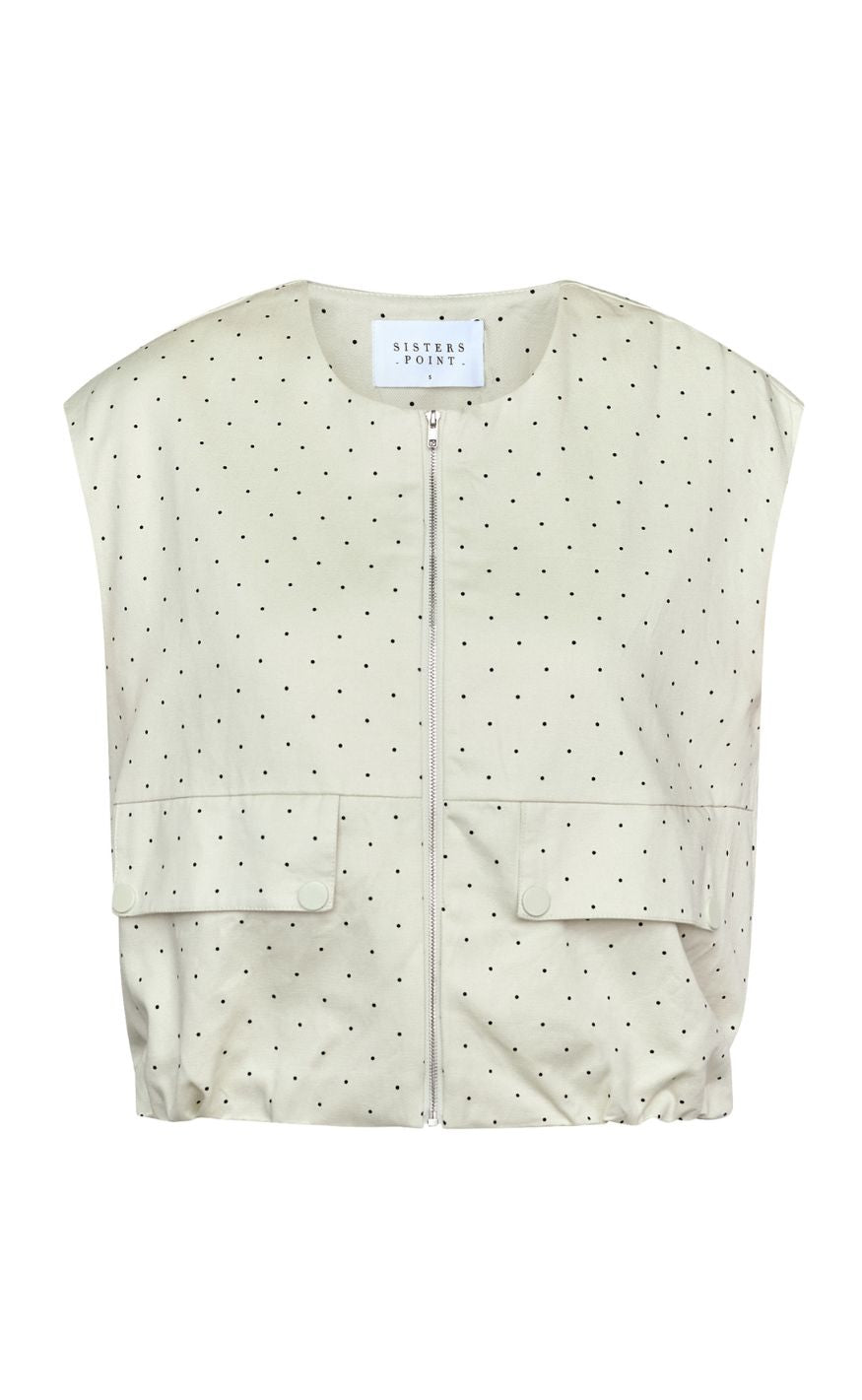 Sisters Point Vest Garwin-ve7 Ivory Dot