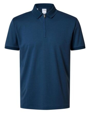 Slhfave Zip Ss Polo