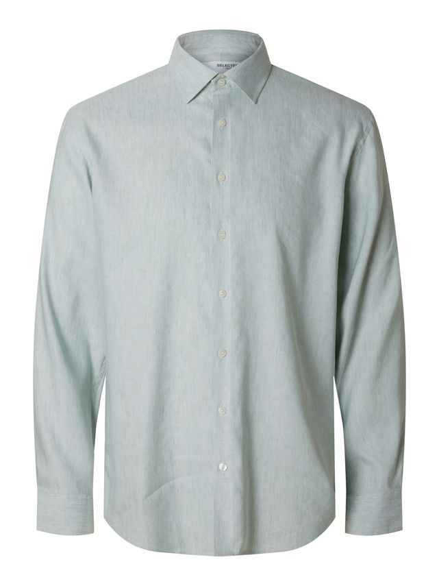 Slhreg-leo Light Shirt Ls Noos