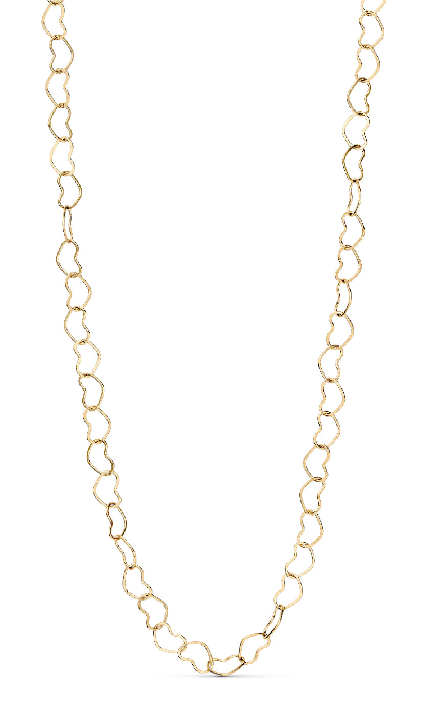 Smykkeli Copenhagen Halskæde Tiny Hearts Gold Colour