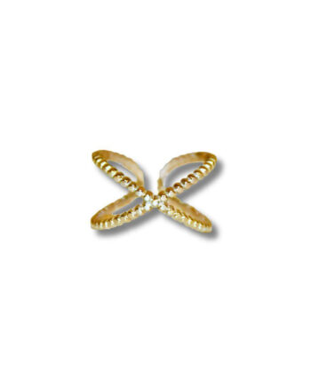 Smykkeli Copenhagen Ring Larisa Gold Colour