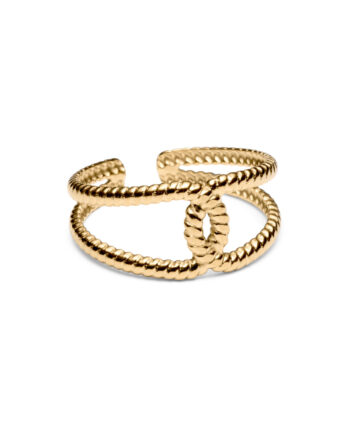 Smykkeli Copenhagen Ring Sus Gold Colour