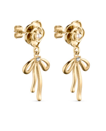 Smykkeli Copenhagen øreringe Big Rose Gold Colour