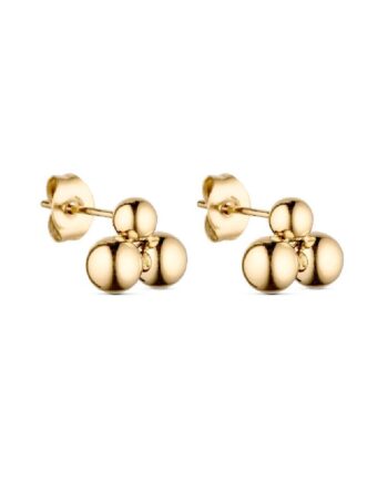 Smykkeli Copenhagen øreringe Bonbon Small Gold Colour