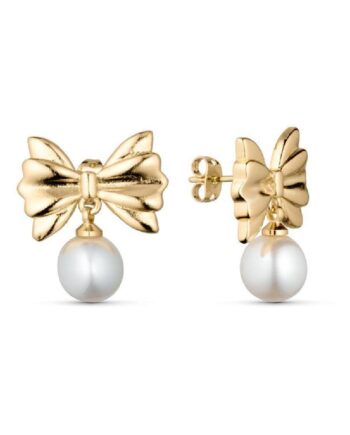 Smykkeli Copenhagen øreringe Christina Bow Gold Colour