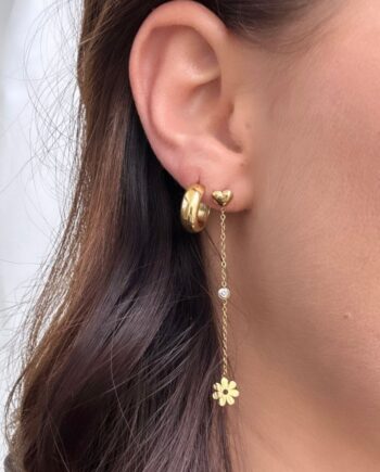 Smykkeli Copenhagen øreringe Giza Dangling Gold Colour