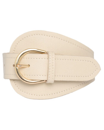 Tim   Simonsen Bælte Dunja Off White Gold