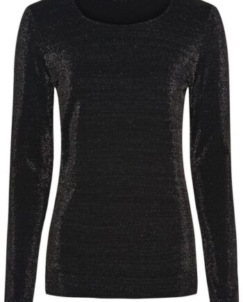 Tim   Simonsen Blouse Las Vegas Black  Silver Glitter