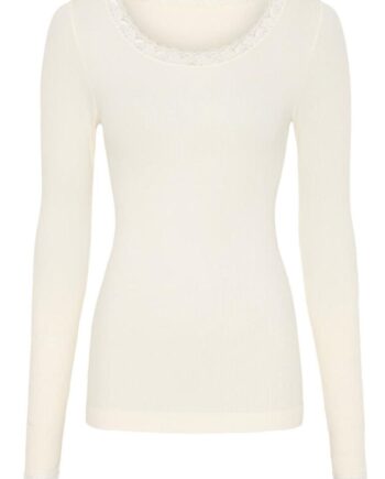 Tim   Simonsen Bluse Frida Rib Panna