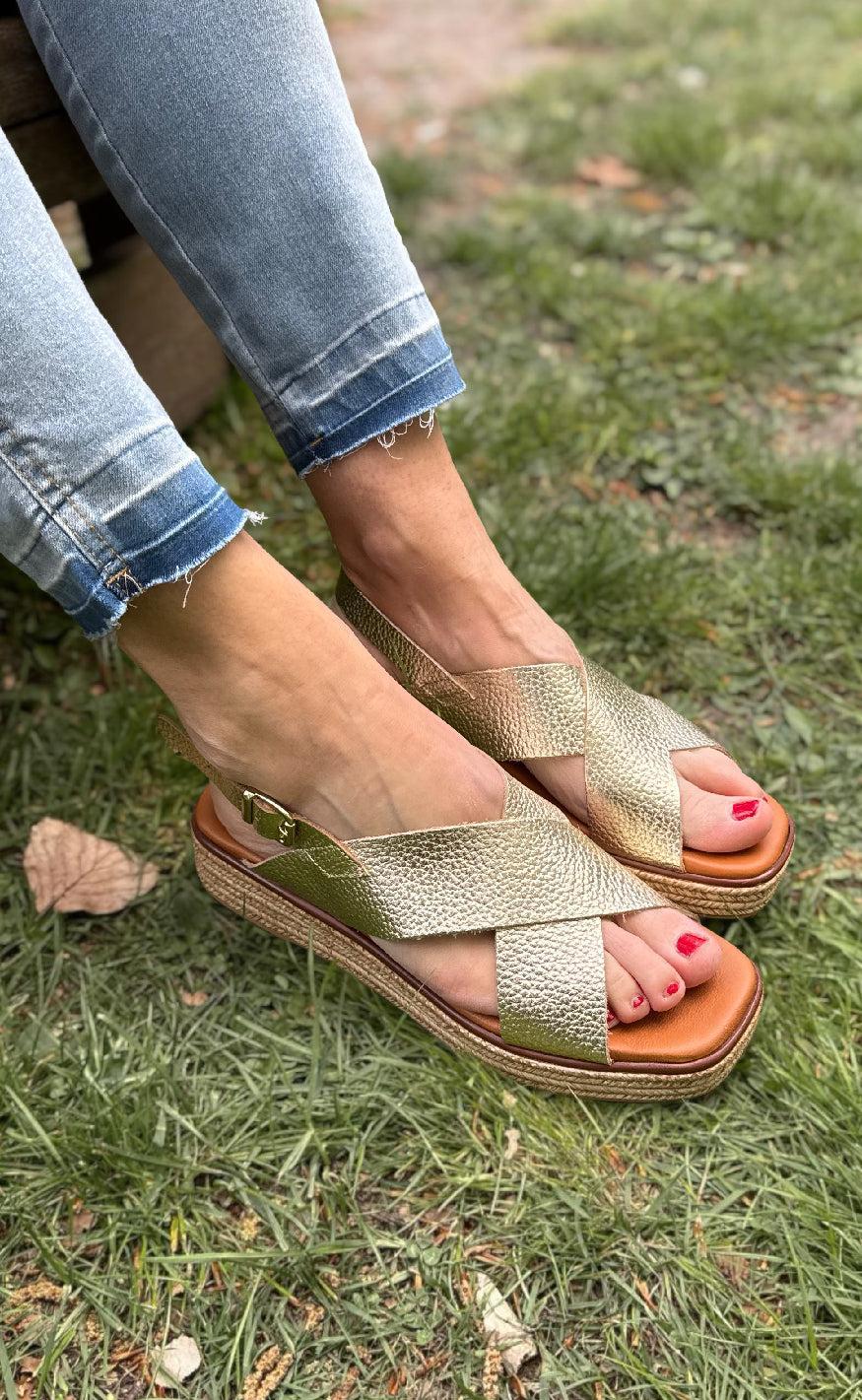 Tim Simonsen Sandaler Sussie Platino