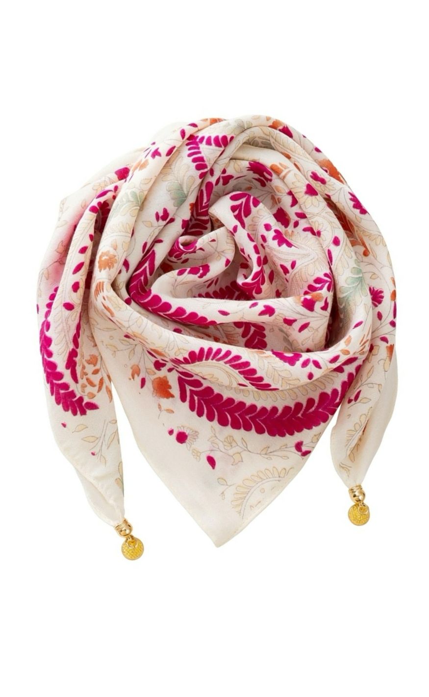 Tim Simonsen Tørklæde Franny Jewelry Pink