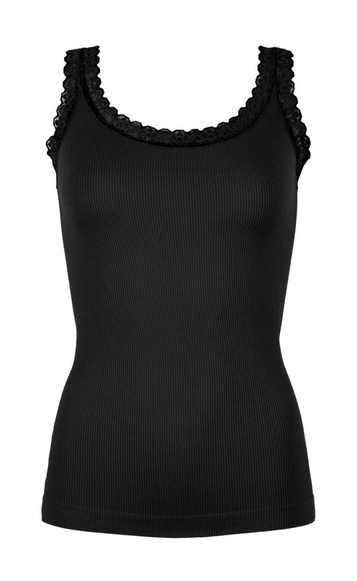 Tim Simonsen Top Frida Rib Black